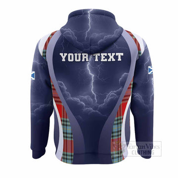 MacLeay (McLeay) Scotland Football Tartan Hoodie Scotland On Tour Trophy Style