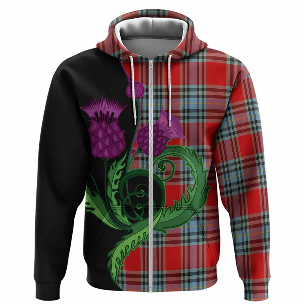 MacLeay (McLeay) Tartan Hoodie Traditional Scottish Thistle