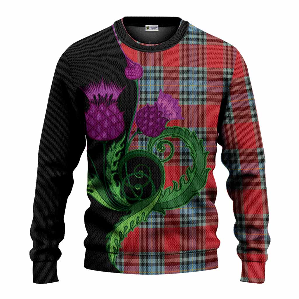 MacLeay (McLeay) Tartan Knitted Sweater Traditional Scottish Thistle