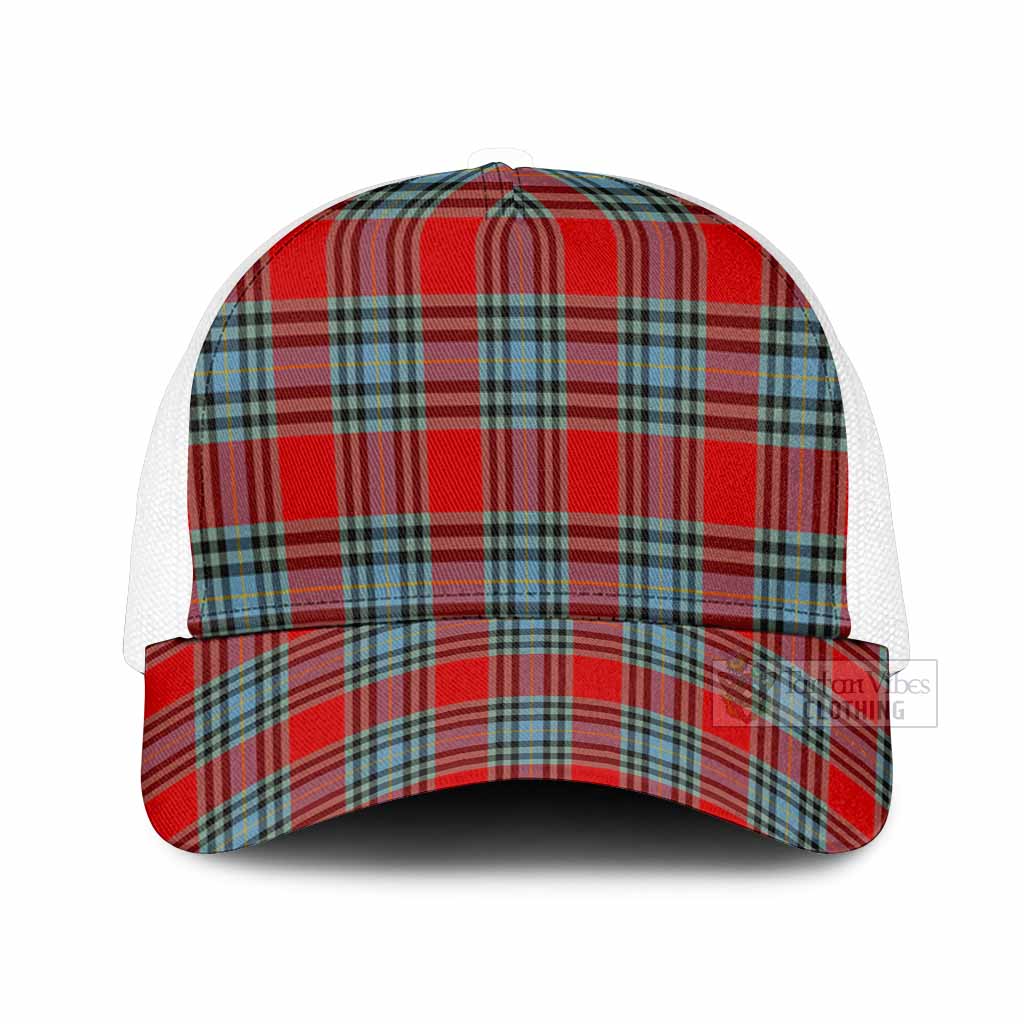 MacLeay (McLeay) Tartan Mesh Trucker Cap One Size (Adjustable) White - Tartan Vibes Clothing