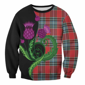 MacLeay (McLeay) Tartan Sweatshirt Traditional Scottish Thistle