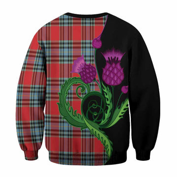 MacLeay (McLeay) Tartan Sweatshirt Traditional Scottish Thistle