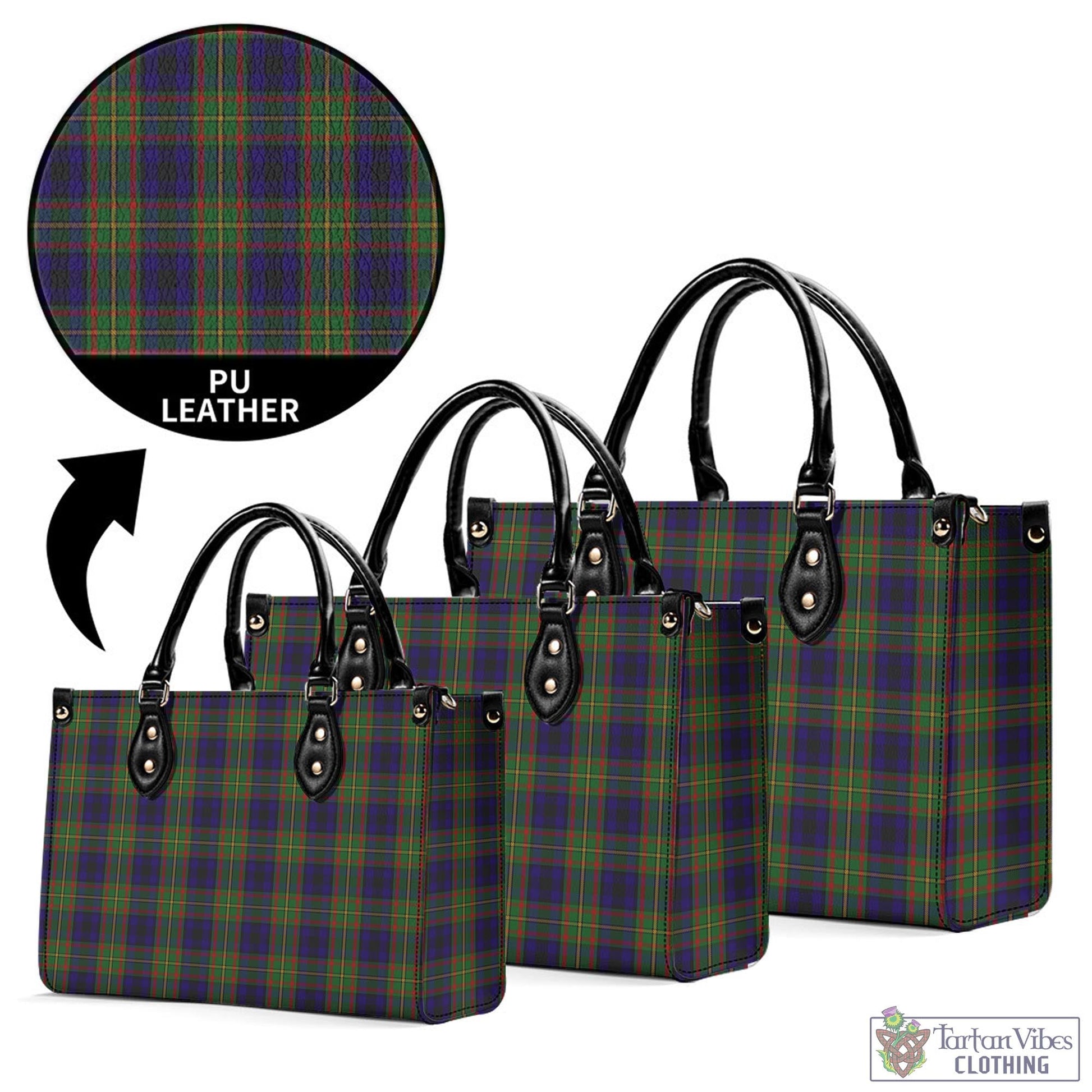 MacLeish (McLeish) Tartan Luxury Leather Handbags - Tartan Vibes Clothing
