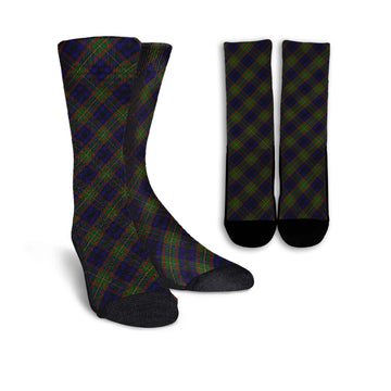 MacLeish (McLeish) Tartan Crew Socks Cross Style Crew Socks - Tartan Vibes Clothing