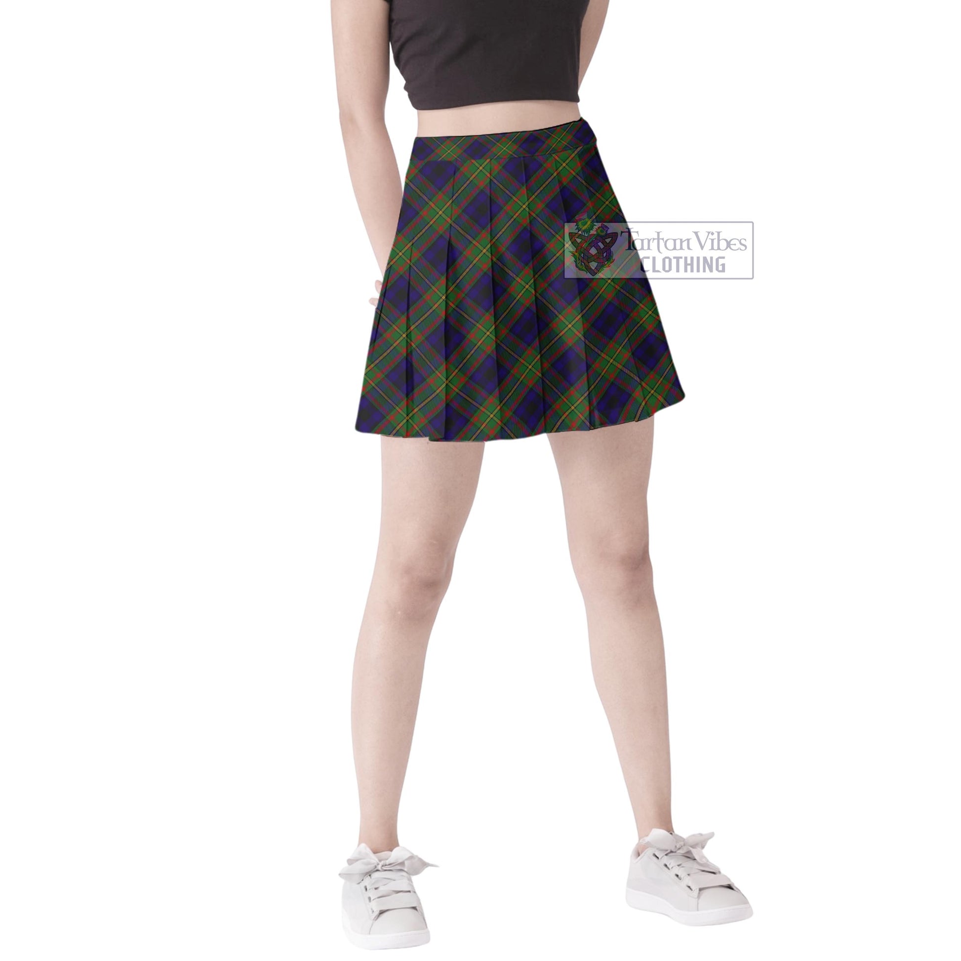 MacLeish (McLeish) Tartan Women's Plated Mini Skirt Cross Style Female - Tartan Vibes Clothing