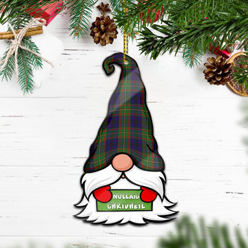 MacLeish Gnome Christmas Ornament with His Tartan Christmas Hat