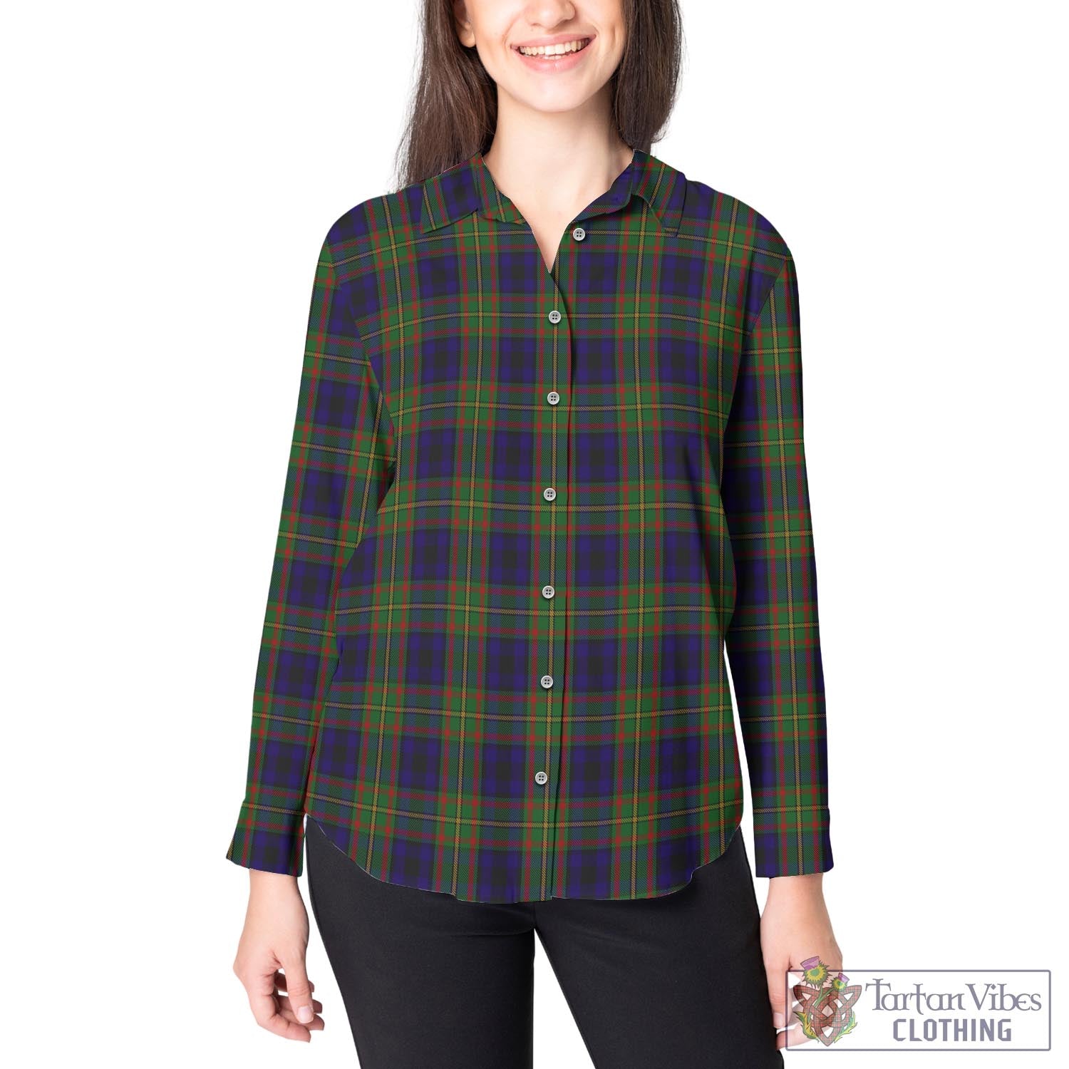 MacLeish (McLeish) Tartan Women's Casual Shirt - Tartan Vibes Clothing