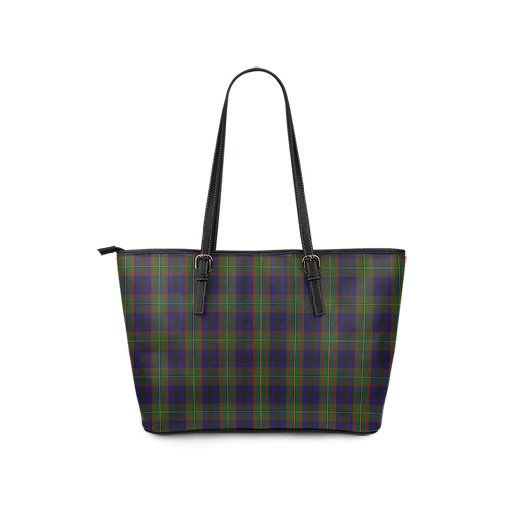 MacLeish (McLeish) Tartan Leather Tote Bag - Tartan Vibes Clothing