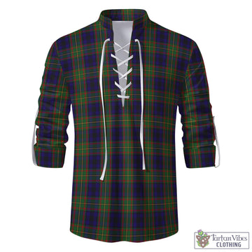 MacLeish Tartan Men's Scottish Traditional Jacobite Ghillie Kilt Shirt