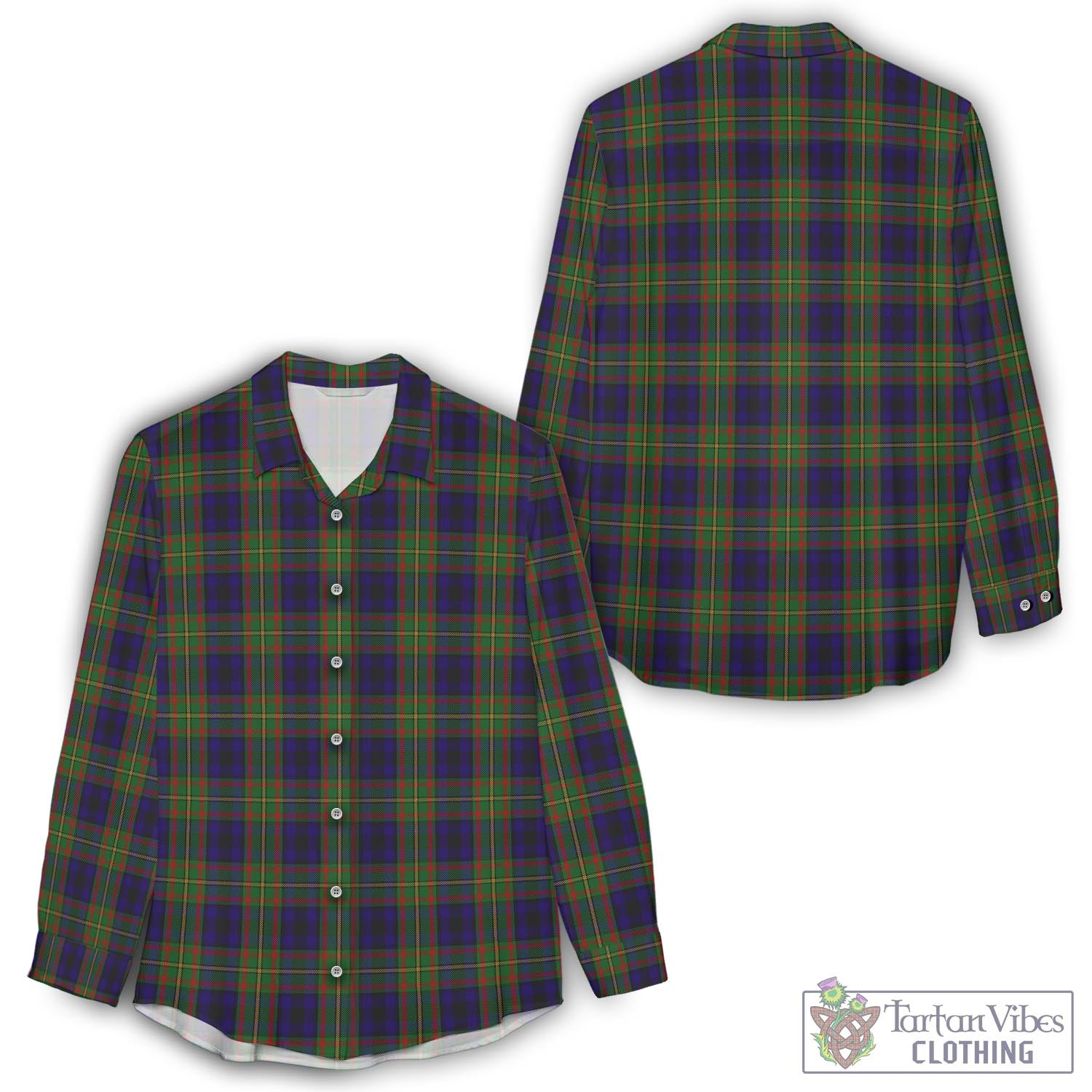 MacLeish (McLeish) Tartan Women's Casual Shirt - Tartan Vibes Clothing