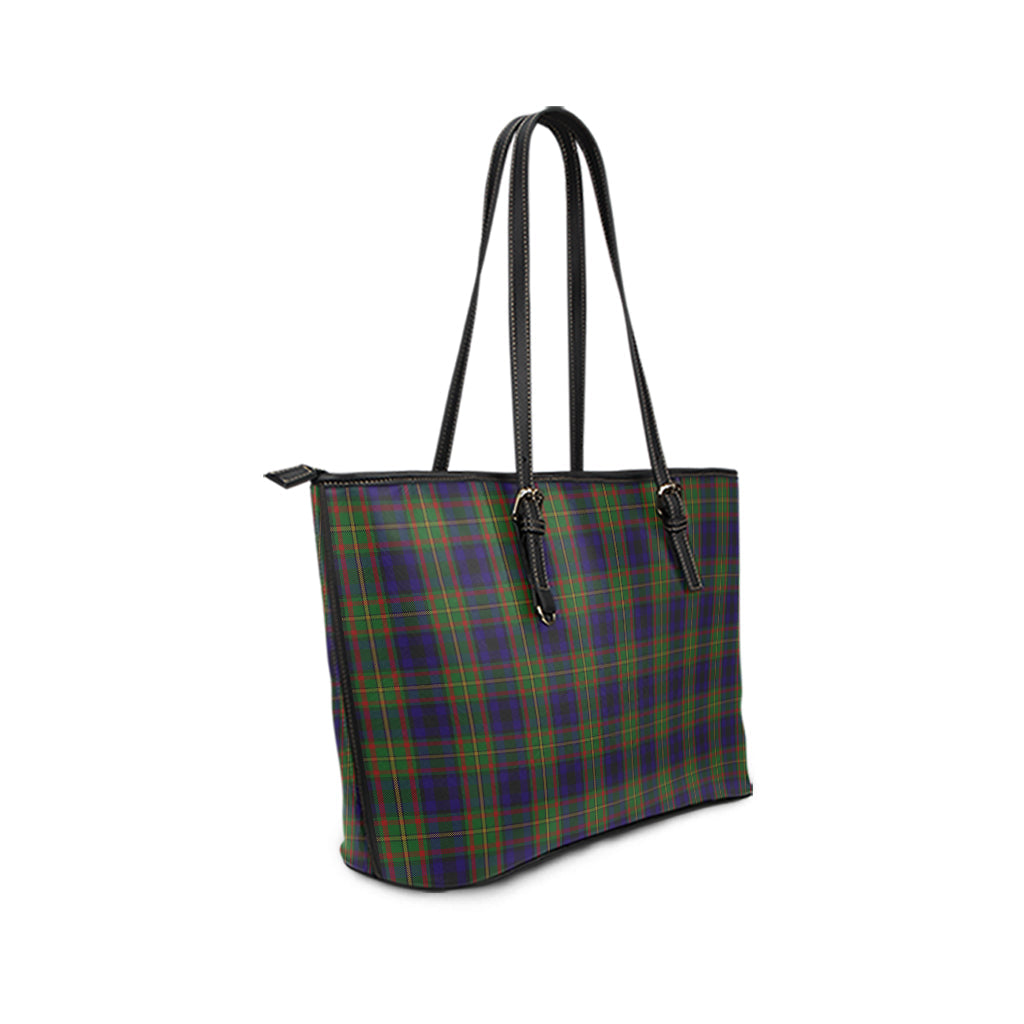 MacLeish (McLeish) Tartan Leather Tote Bag - Tartan Vibes Clothing
