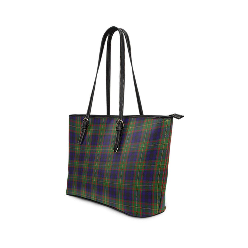 MacLeish (McLeish) Tartan Leather Tote Bag - Tartan Vibes Clothing