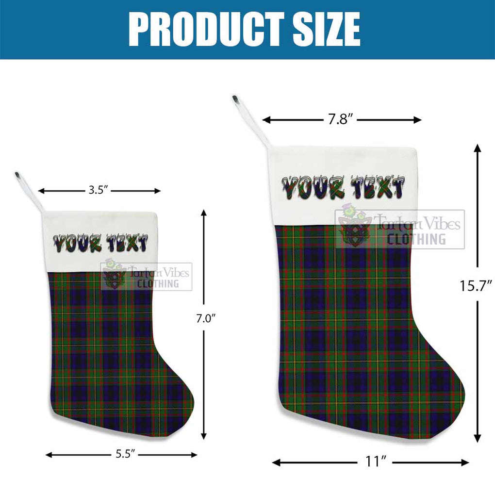 MacLeish (McLeish) Tartan Christmas Stocking with Personalized Text - Tartan Vibes Clothing