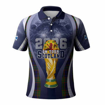 MacLeish (McLeish) Scotland Football Tartan Polo Shirt Scotland On Tour Trophy Style