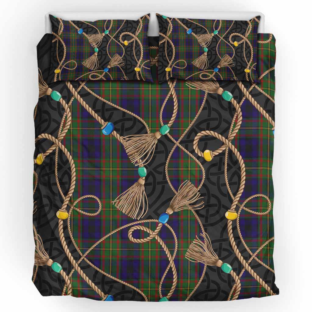 MacLeish (McLeish) Scottish Tartan Twisted Ropes Stylized Bedding Set UK Bedding Set UK King 91*87 inch - Tartan Vibes Clothing