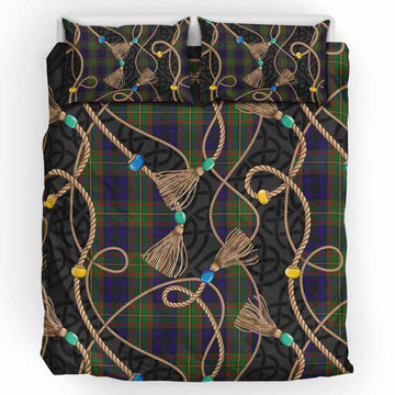 MacLeish (McLeish) Scottish Tartan Twisted Ropes Stylized Bedding Set UK Bedding Set UK King 91*87 inch - Tartan Vibes Clothing
