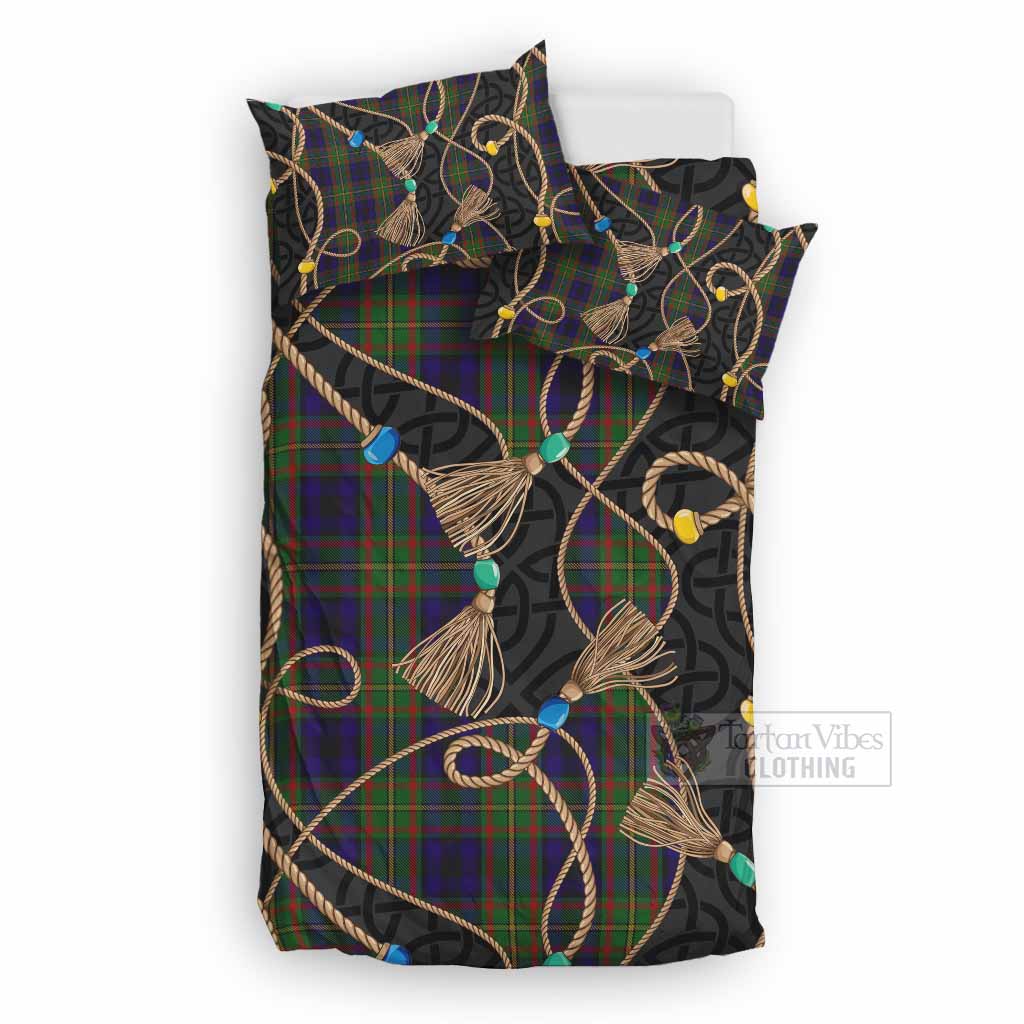 MacLeish (McLeish) Scottish Tartan Twisted Ropes Stylized Bedding Set UK Bedding Set UK Double 79*79 inch - Tartan Vibes Clothing