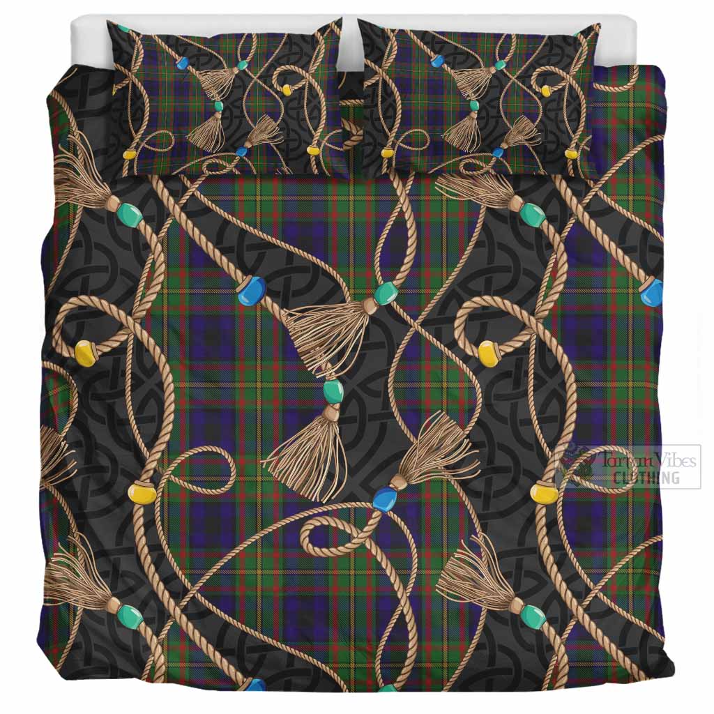 MacLeish (McLeish) Scottish Tartan Twisted Ropes Stylized Bedding Set UK Bedding Set UK Super King 104*94 inch - Tartan Vibes Clothing