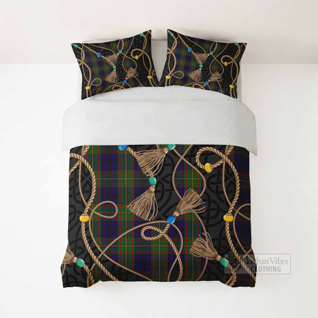 MacLeish (McLeish) Scottish Tartan Twisted Ropes Stylized Bedding Set - Tartan Vibes Clothing