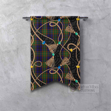 MacLeish (McLeish) Scottish Tartan Twisted Ropes Stylized Gonfalon Fishtail - Tartan Vibes Clothing