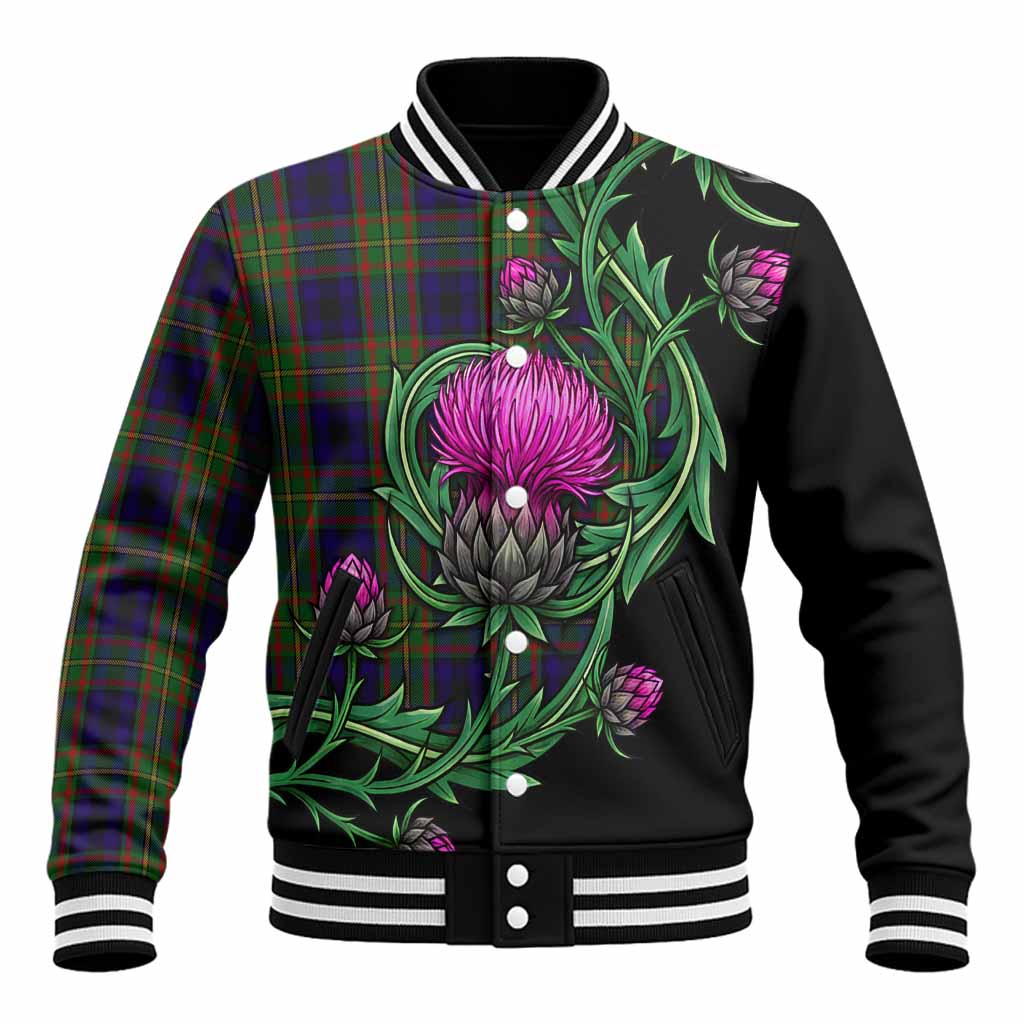 MacLeish (McLeish) Tartan Baseball Jacket Resilient Scottish Thistle Unisex - Tartan Vibes Clothing