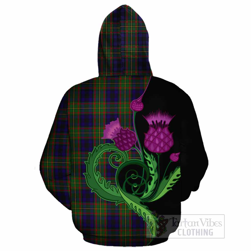 MacLeish (McLeish) Tartan Cotton Hoodie Traditional Scottish Thistle