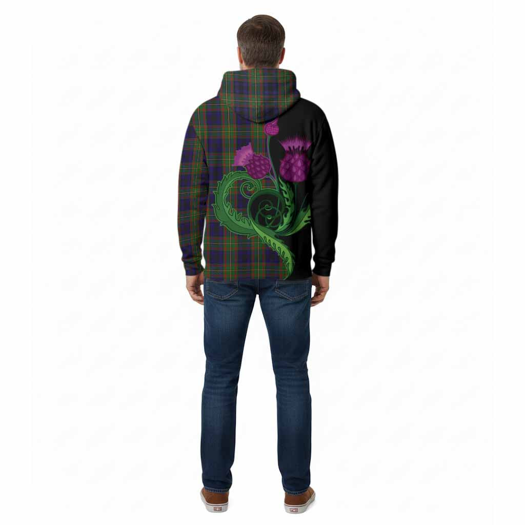 MacLeish (McLeish) Tartan Cotton Hoodie Traditional Scottish Thistle