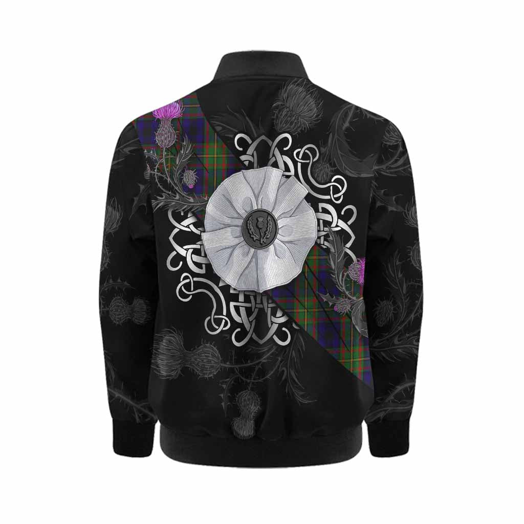 MacLeish (McLeish) Tartan Kid Bomber Jacket Jacobite White Rose Kid - Tartan Vibes Clothing