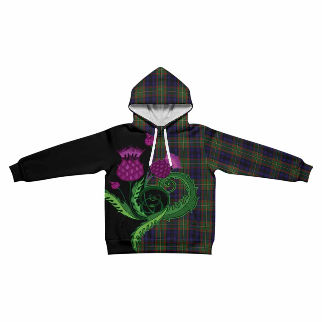 MacLeish (McLeish) Tartan Kid Hoodie Traditional Scottish Thistle