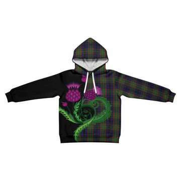 MacLeish (McLeish) Tartan Kid Hoodie Traditional Scottish Thistle
