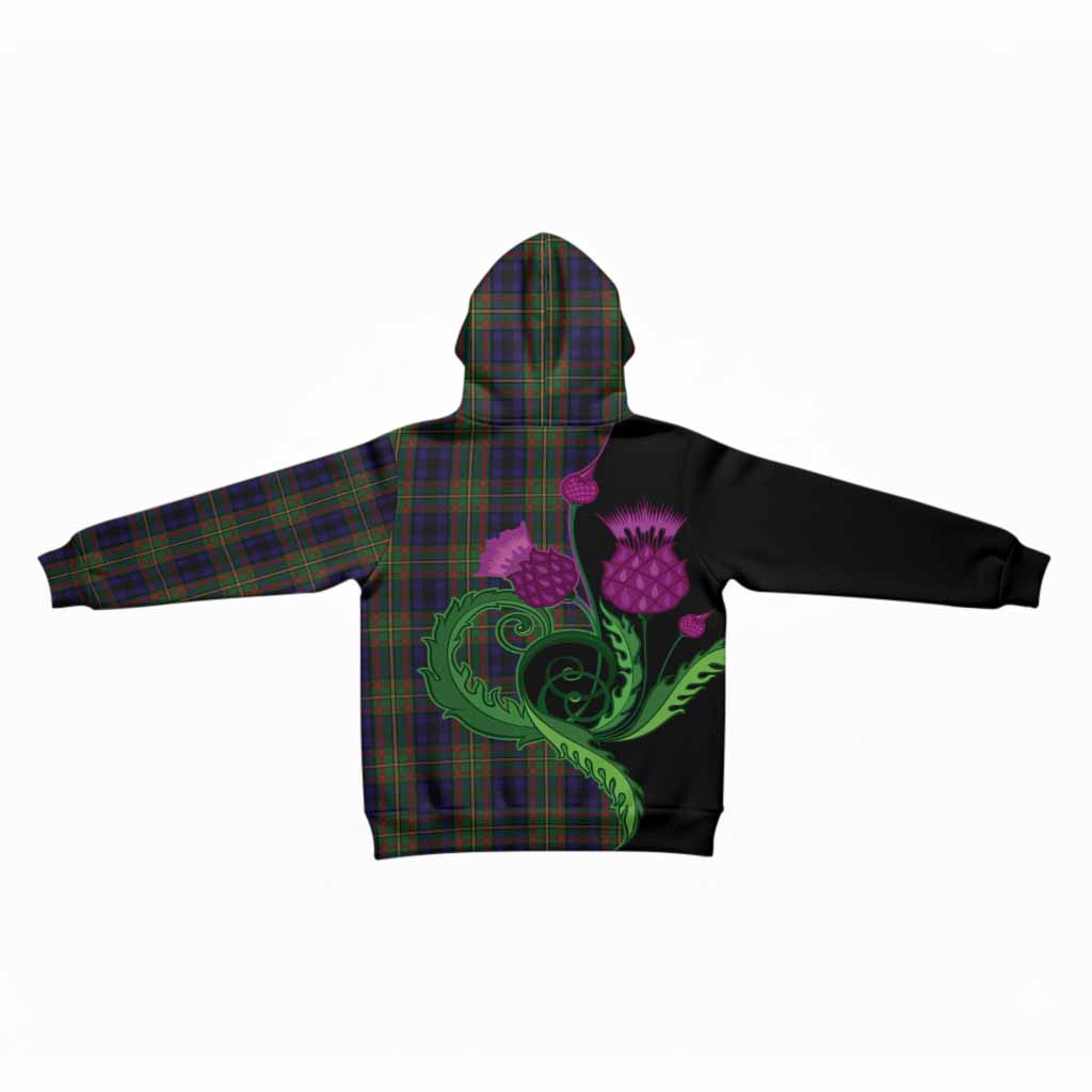 MacLeish (McLeish) Tartan Kid Hoodie Traditional Scottish Thistle