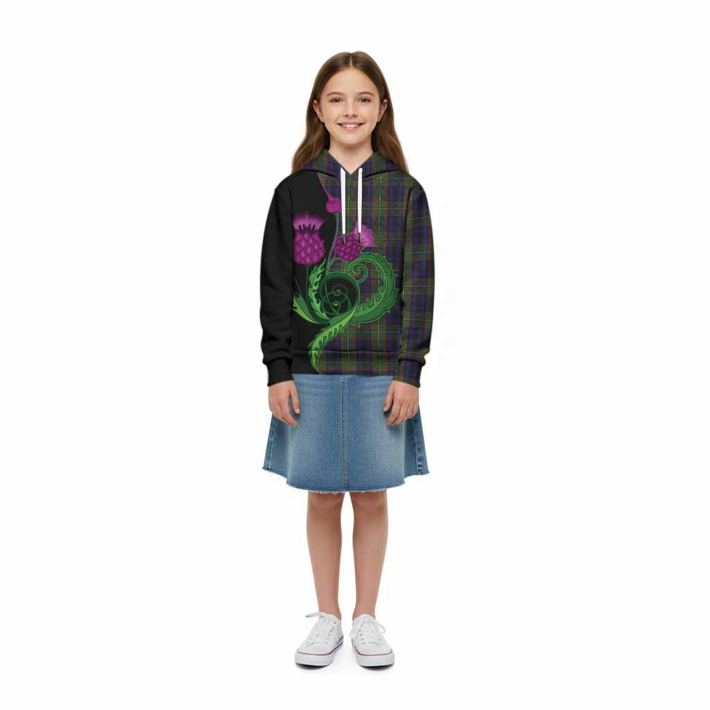 MacLeish (McLeish) Tartan Kid Hoodie Traditional Scottish Thistle