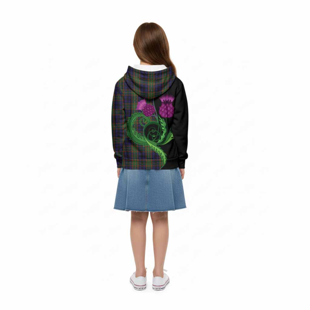 MacLeish (McLeish) Tartan Kid Hoodie Traditional Scottish Thistle