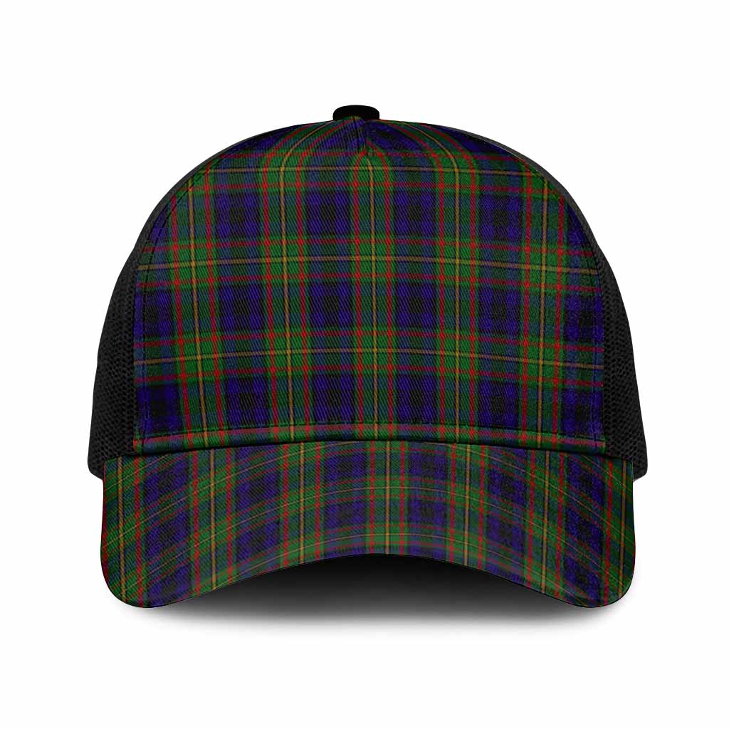 MacLeish (McLeish) Tartan Mesh Trucker Cap One Size (Adjustable) Black - Tartan Vibes Clothing