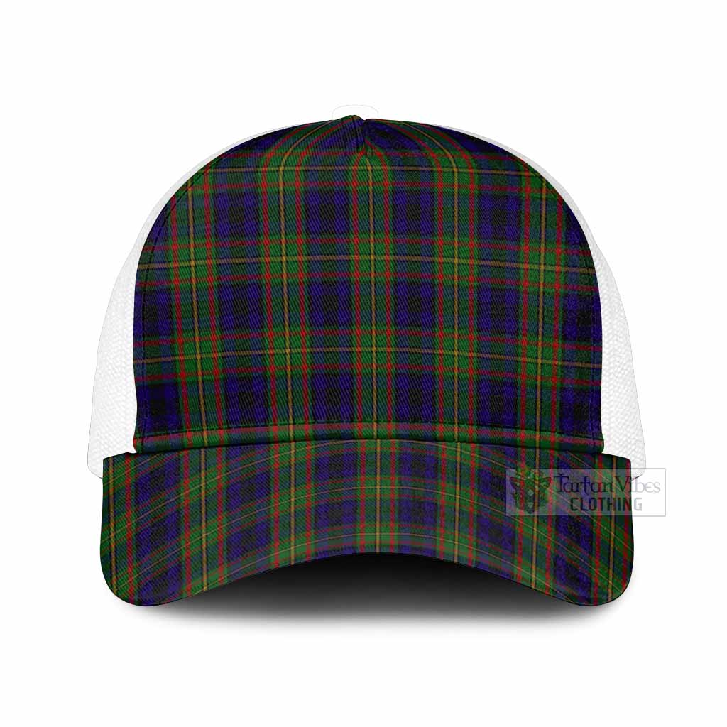 MacLeish (McLeish) Tartan Mesh Trucker Cap One Size (Adjustable) White - Tartan Vibes Clothing