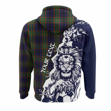MacLeish (McLeish) Tartan Scottish Hoodie Angry Lion With Soccer Ball Style