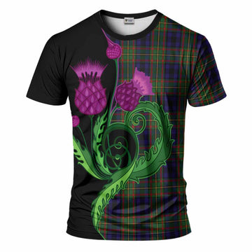 MacLeish (McLeish) Tartan T-Shirt Traditional Scottish Thistle