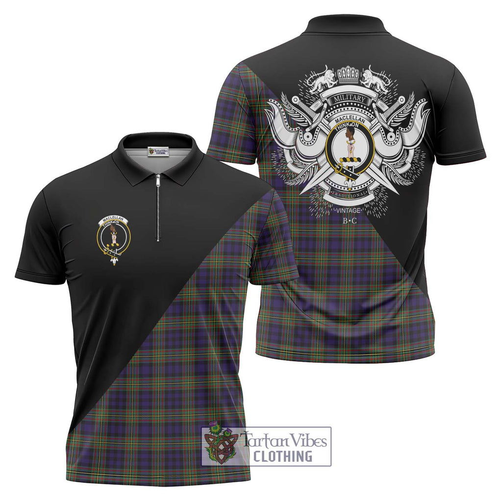 MacLellan Ancient Tartan Polo Shirt Viking Wolf