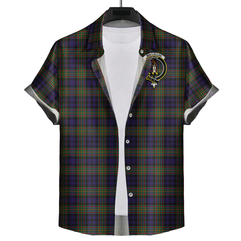 MacLellan (McLellan) Tartan Hawaiian Shirt with Family Crest Kid - Tartan Vibes Clothing
