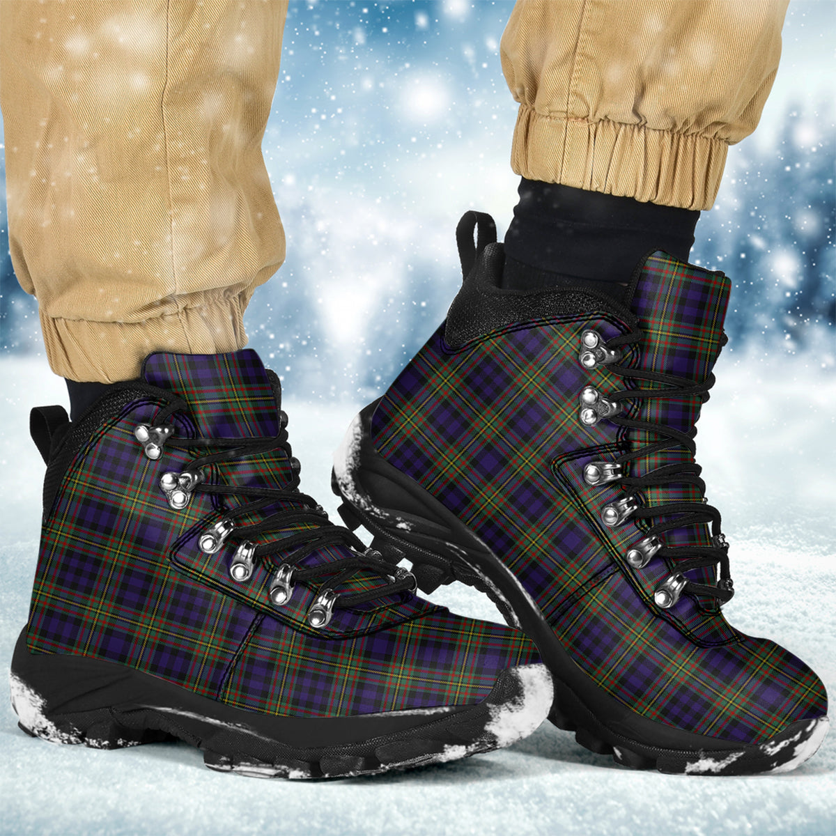 MacLellan Tartan Alpine Boots - Tartanvibesclothing