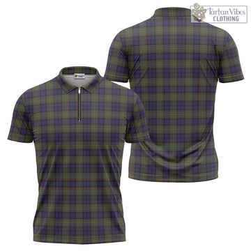 Tartan Vibes Clothing MacLellan Tartan Zipper Polo Shirt