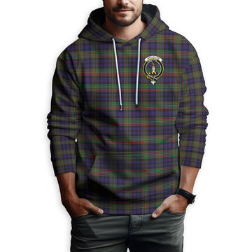 MacLellan (McLellan) Tartan Hoodie with Family Crest