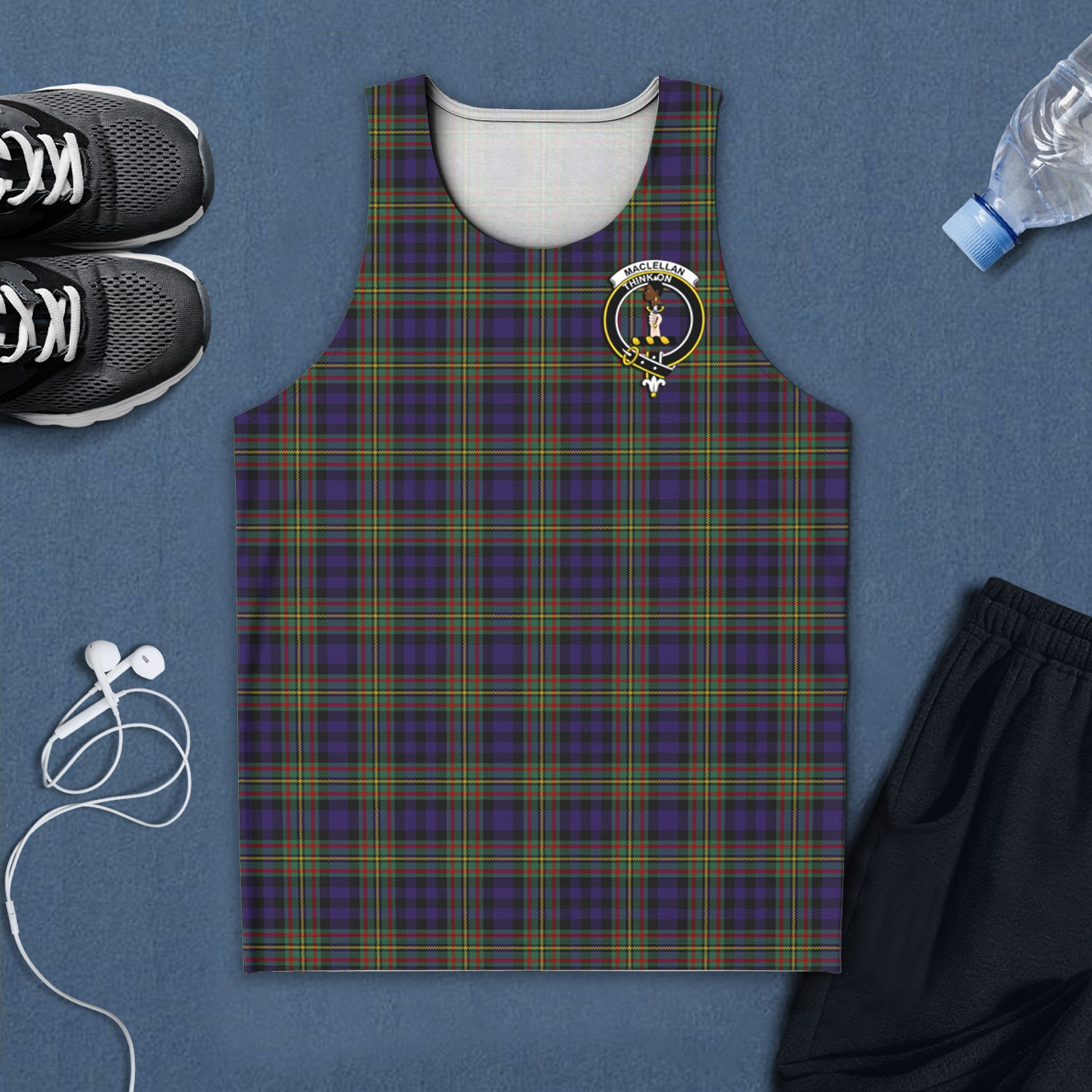 maclellan-tartan-mens-tank-top-with-family-crest