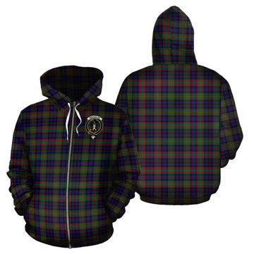 MacLellan (McLellan) Tartan Hoodie with Family Crest