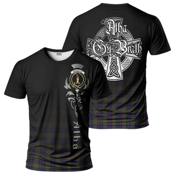 Tartan Vibes Clothing MacLellan Tartan T-Shirt Featuring Alba Gu Brath Family Crest Celtic Inspired