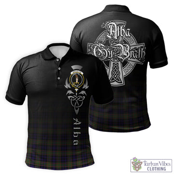 MacLellan Tartan Polo Shirt Featuring Alba Gu Brath Family Crest Celtic Inspired