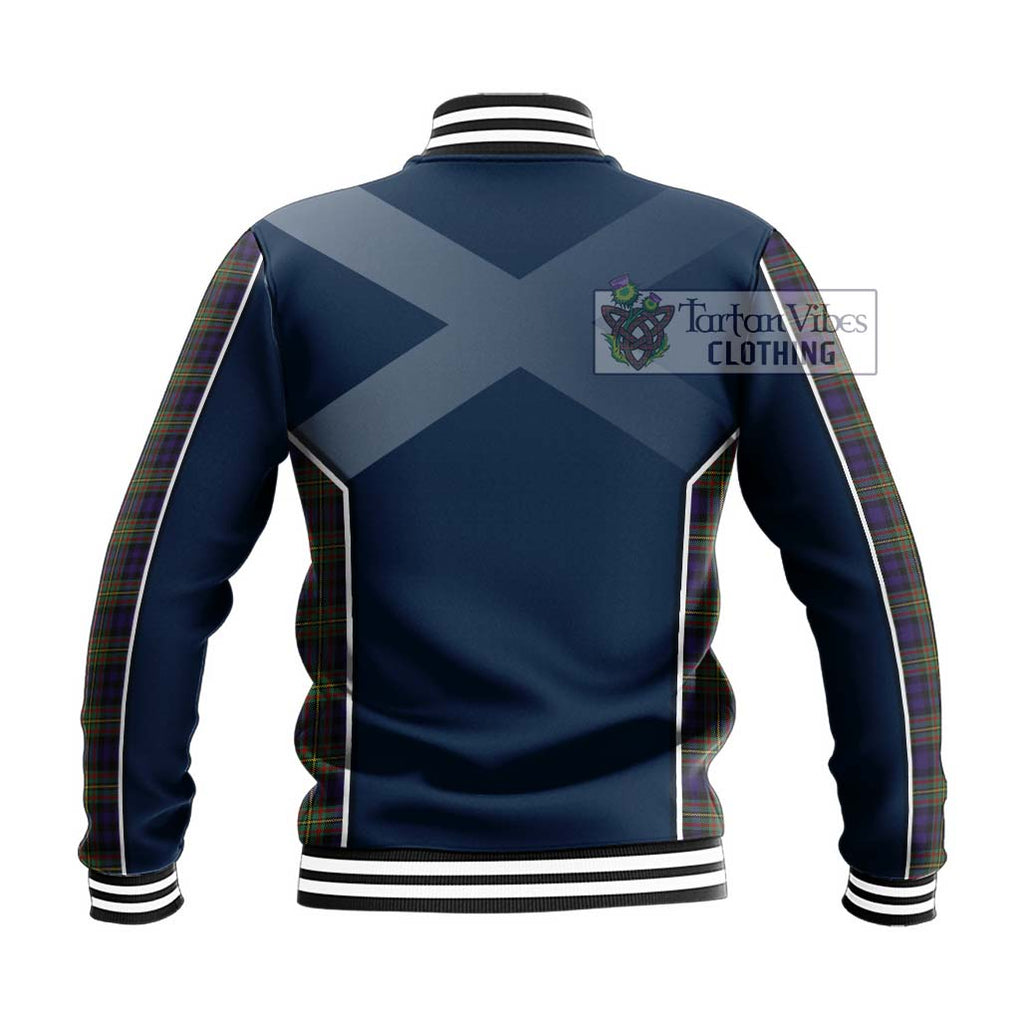 MacLellan (McLellan) Tartan Baseball Jacket with Family Crest and Lion Rampant Vibes Sport Style - Tartan Vibes Clothing