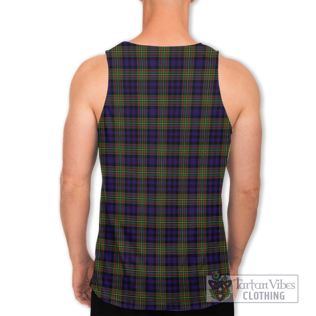 MacLellan (McLellan) Tartan Men's Tank Top with Family Crest DNA In Me Style - Tartanvibesclothing Shop