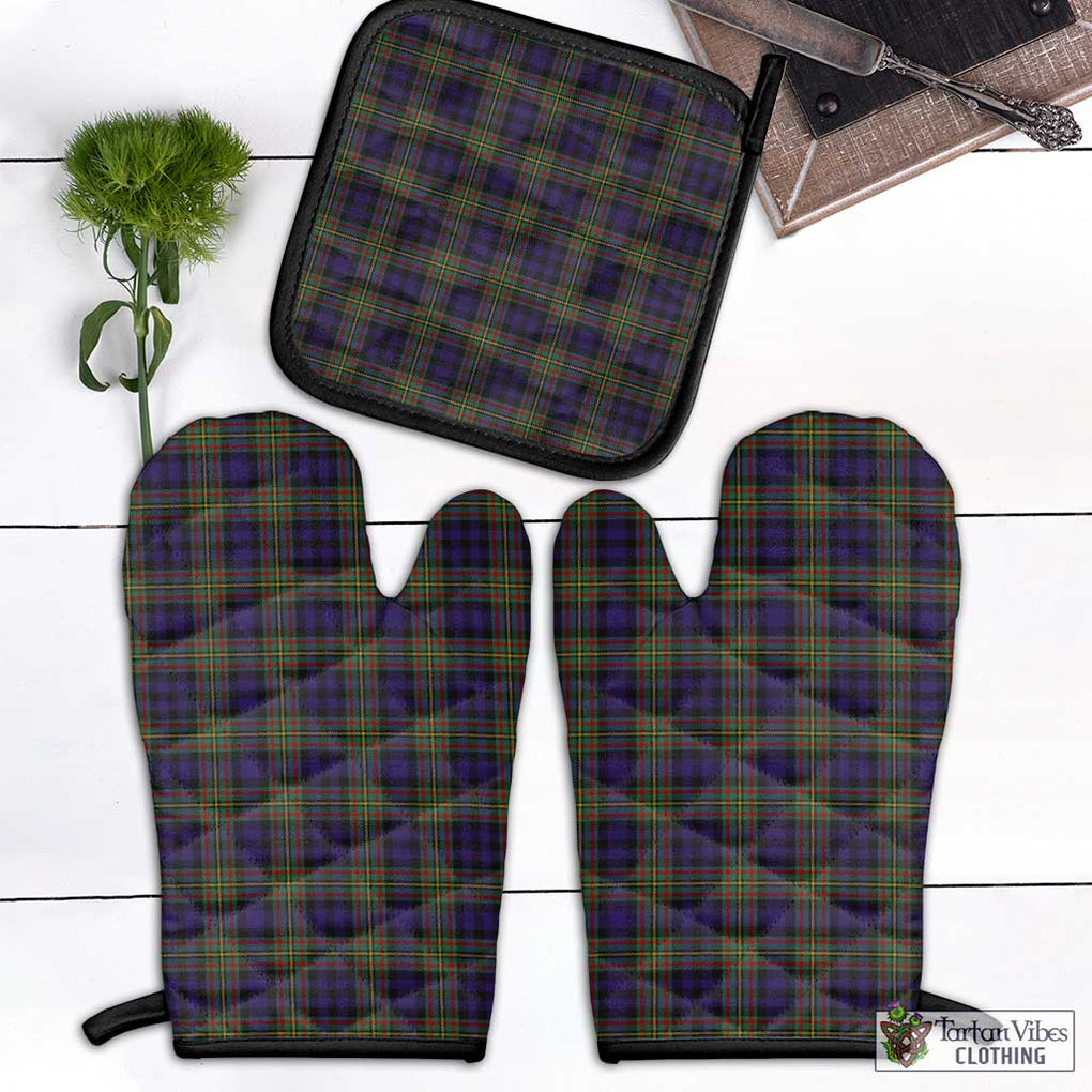 MacLellan (McLellan) Tartan Combo Oven Mitt & Pot-Holder Combo 1 Oven Mitt & 1 Pot-Holder Black - Tartan Vibes Clothing