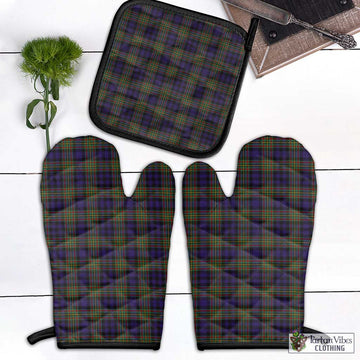 MacLellan (McLellan) Tartan Combo Oven Mitt & Pot-Holder Combo 1 Oven Mitt & 1 Pot-Holder Black - Tartan Vibes Clothing